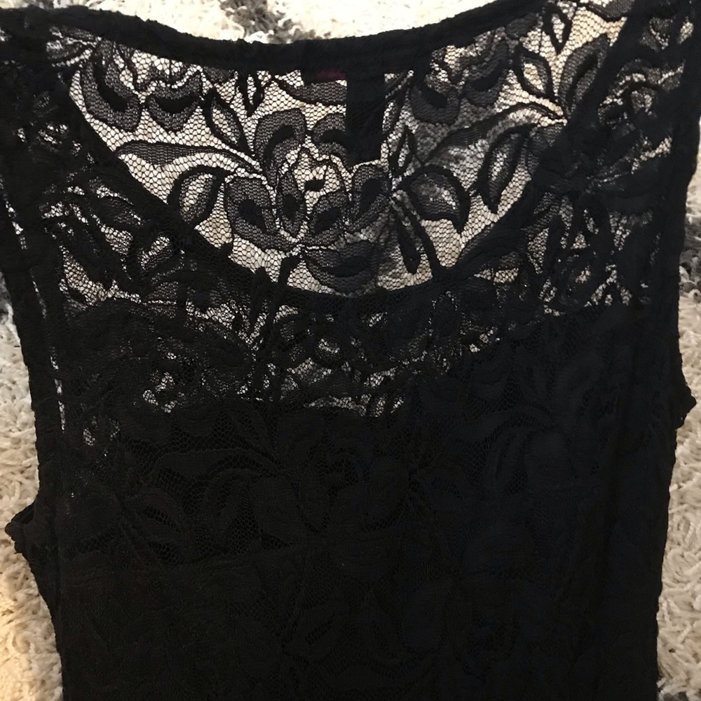 Black Lace Dress - Picture 3 of 3